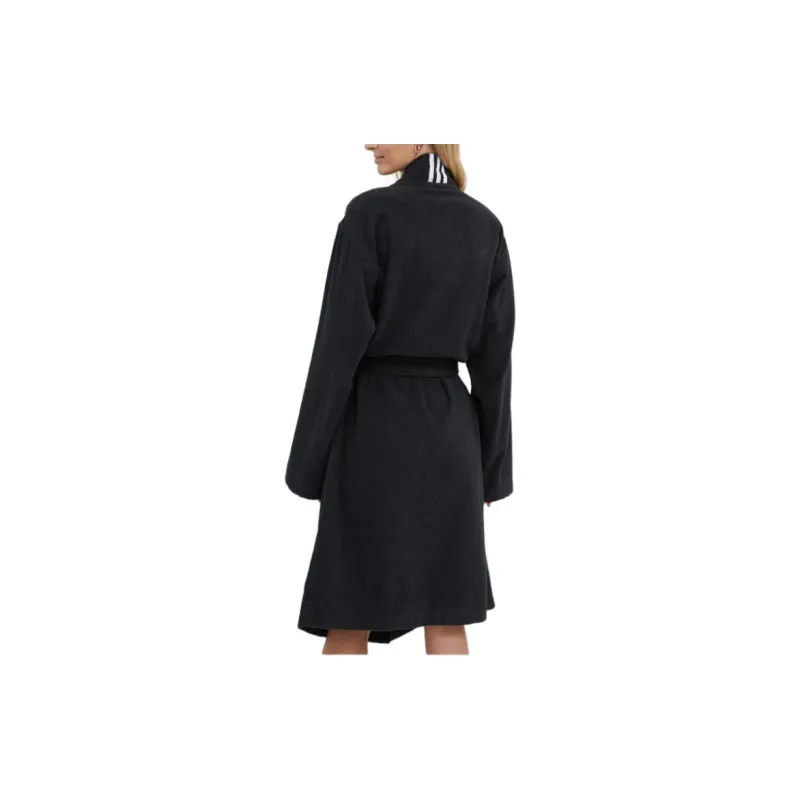 Adidas COTTON DRESSING GOWN Bath Robes Unisex Black-4