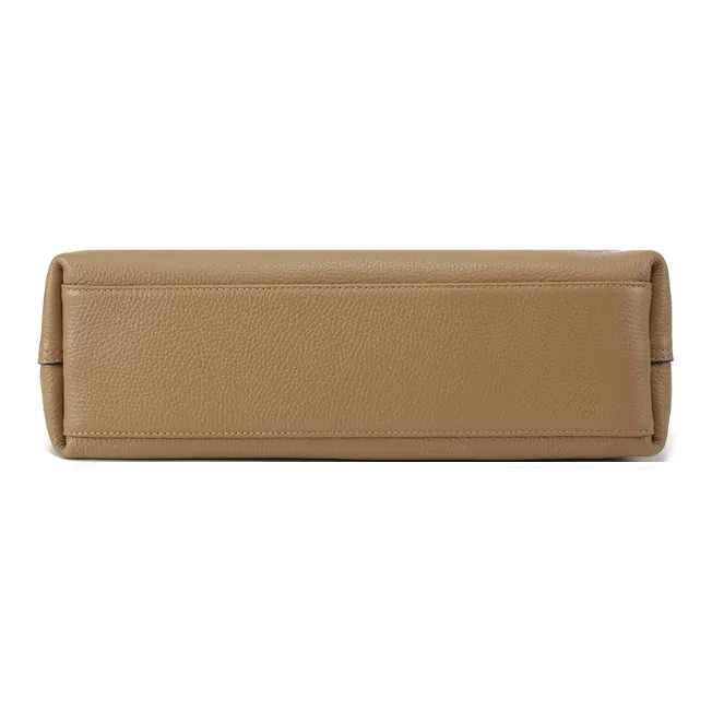 LONGCHAMP Cow Leather Handbag Women's Sand Dune-4