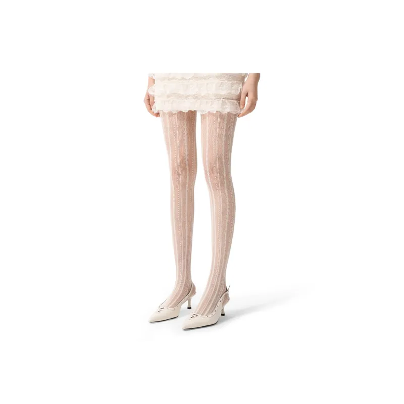 Primeet Pantyhose Women's 1 Pack White-2
