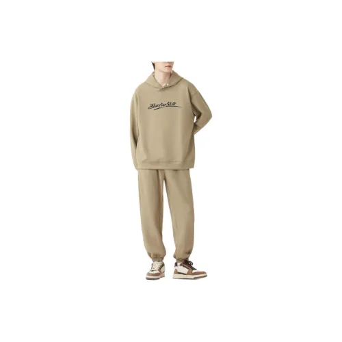 WARRIOR Sweatshirt Sets Men Khaki