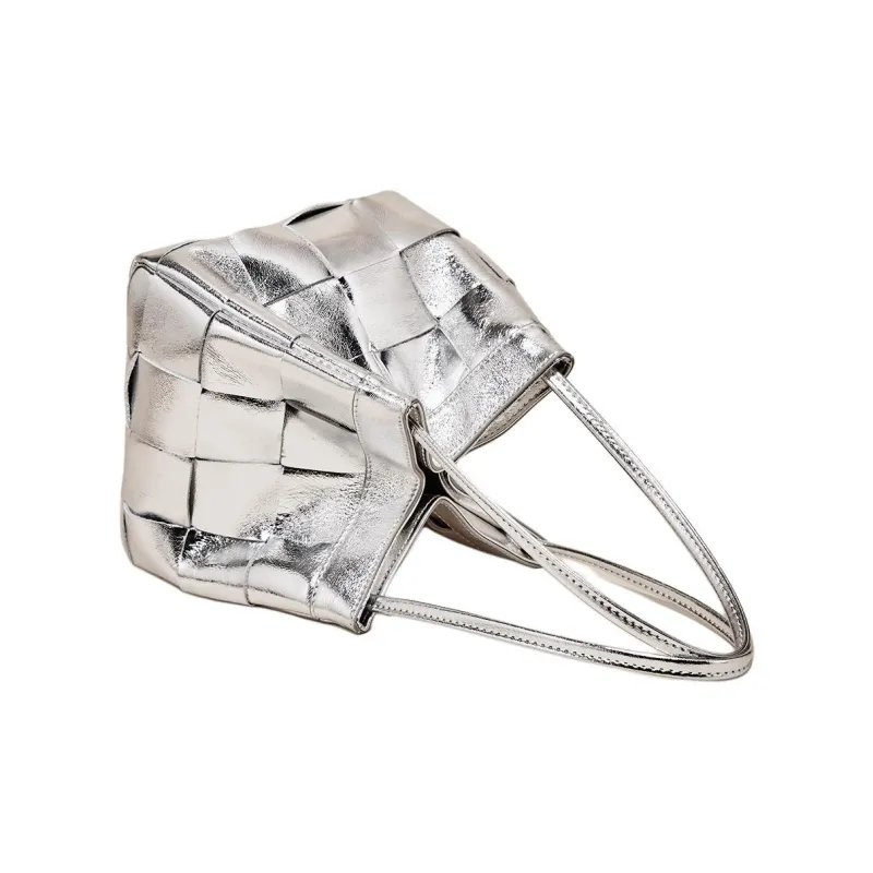 Marino Orlandi Synthetic Leather Bonded Cow Split Leather Handbag Small Size Women's Multicolor-38