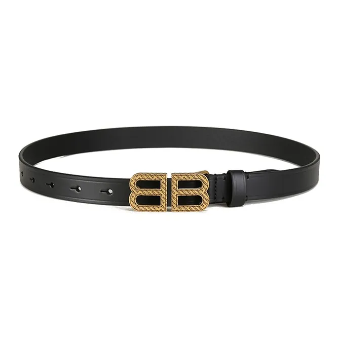 Balenciaga Bb Hourglass Embellished Belt-3