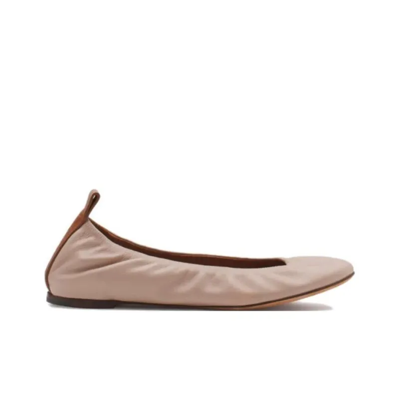 Lanvin Leather Ballerina Shoes-1
