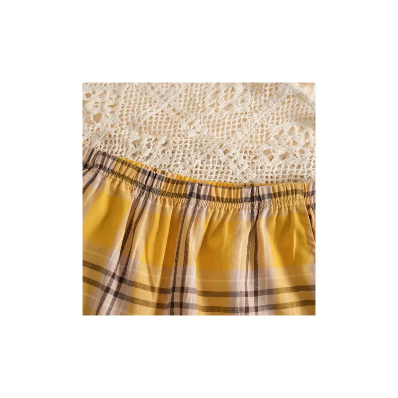 Dorame Pajama Set Women's Yellow-3