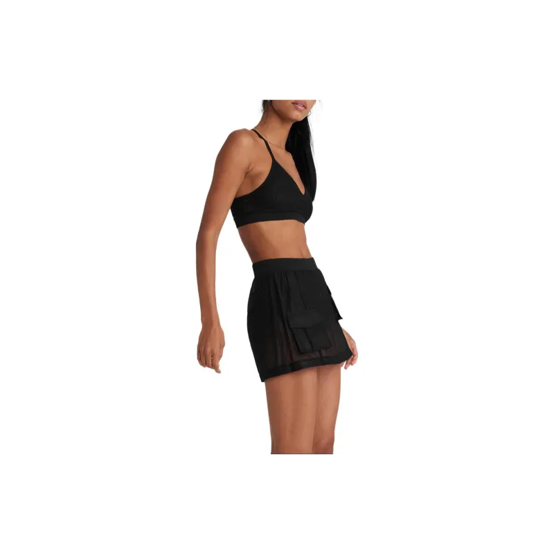 Alo Yoga SEAMLESS OPEN AIR BARELY THERE BRA Bra Women's Black-2