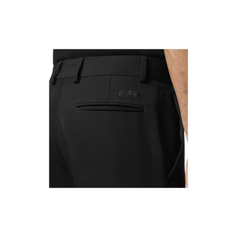VERSACE Wool Tailored Trousers-4