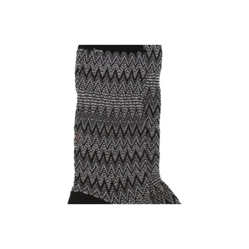 MISSONI Mid-Calf Socks Men's 1 Pack Black-2