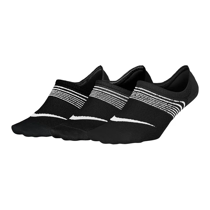Nike Ankle Socks Women's 6 Pack Black-1