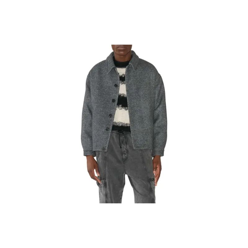ISABEL MARANT Coats Men Gray-3