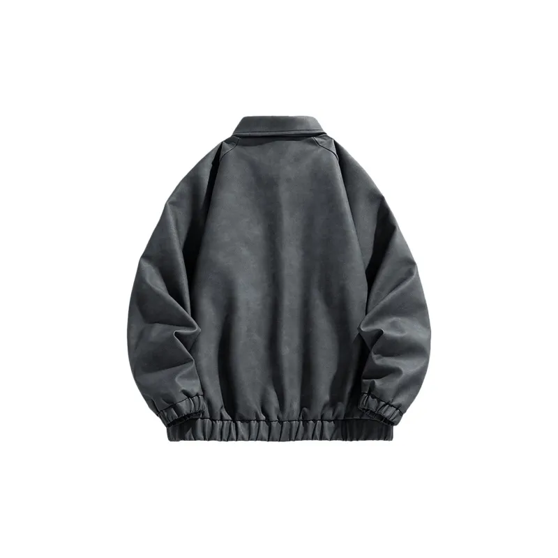 Jeep Leather Jacket Fall And Winter Unisex-13