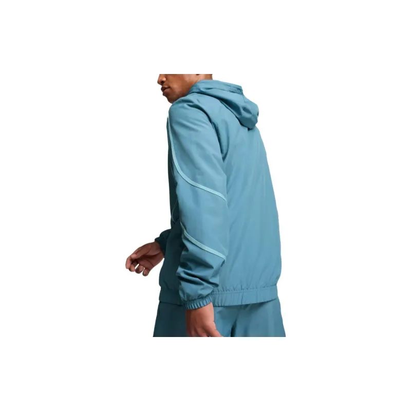 PUMA Olympique De MarseilleWOVEN Pre-match Jacket Jacket Men's Blue-3