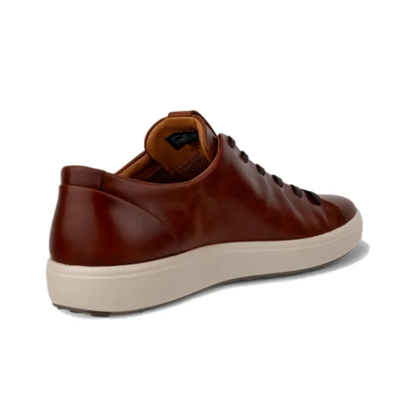 Ecco Soft 7 Low Top Skateboard Shoes Men's Brown-3