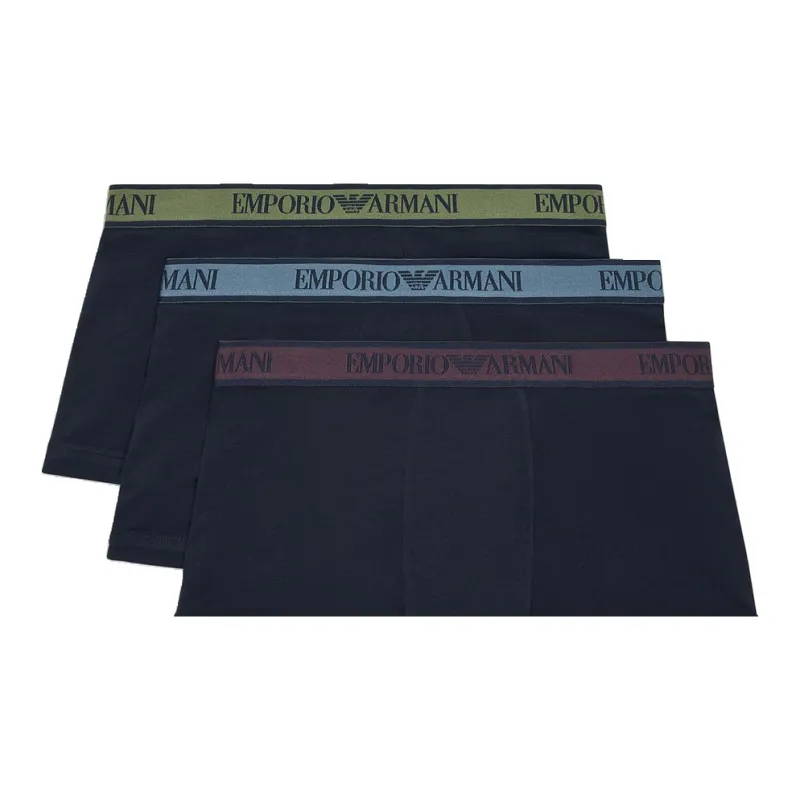 EMPORIO ARMANI Three pack Of Boxer Briefs With Core Logo Waistband-2