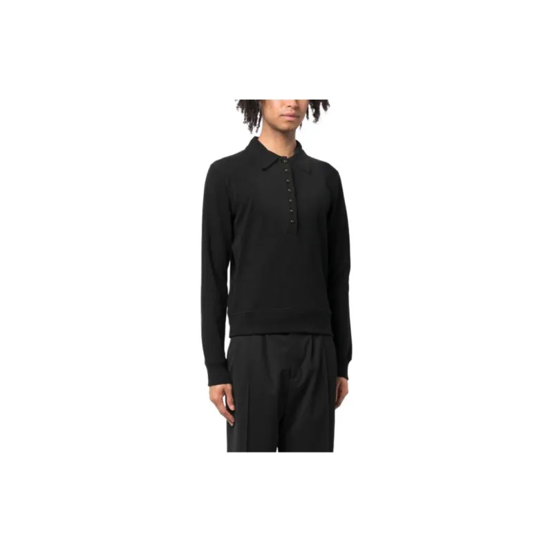 Namacheko Samira Ribbed-knit Polo Shirt-2