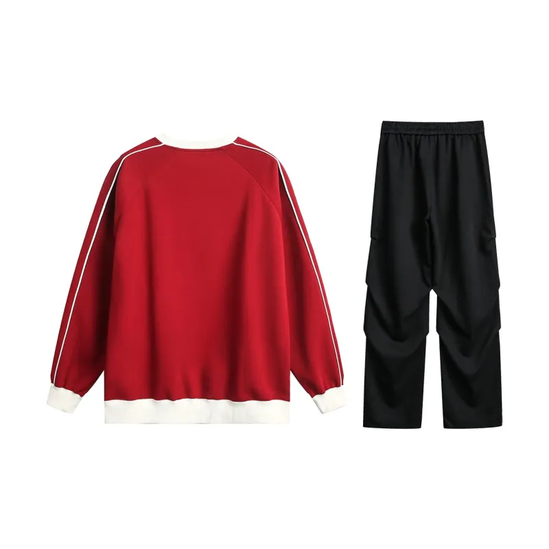 MEIPIN TANG Sweatshirt Set Unisex-37