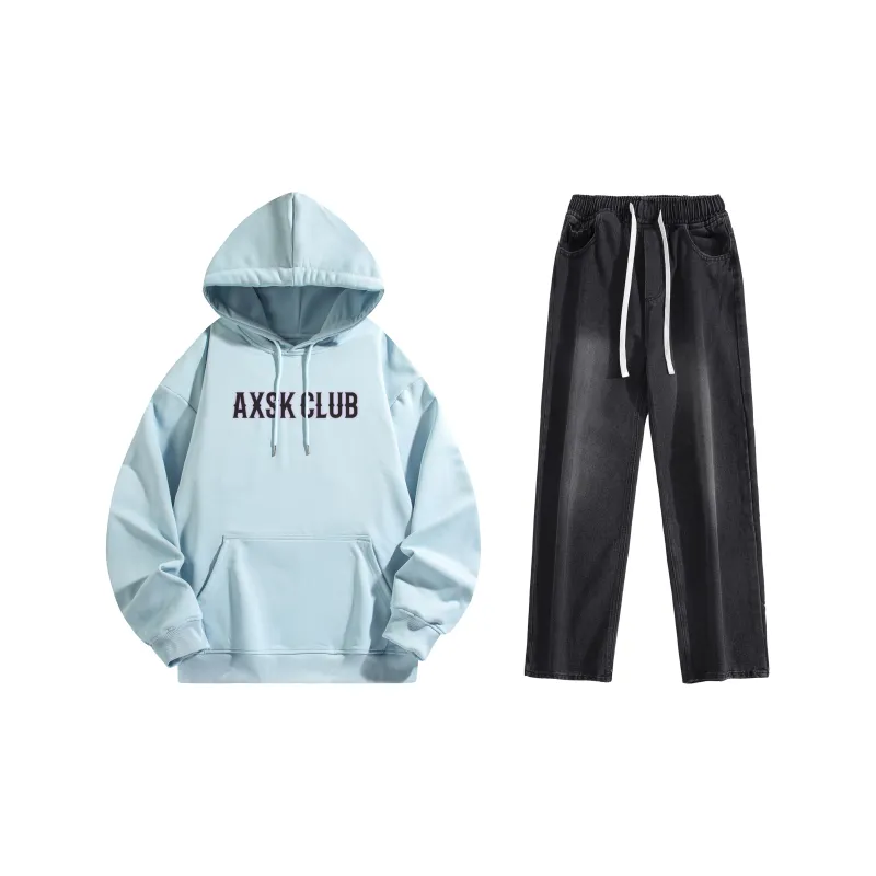 A.X.S.K Sweatshirt Sets Unisex-50
