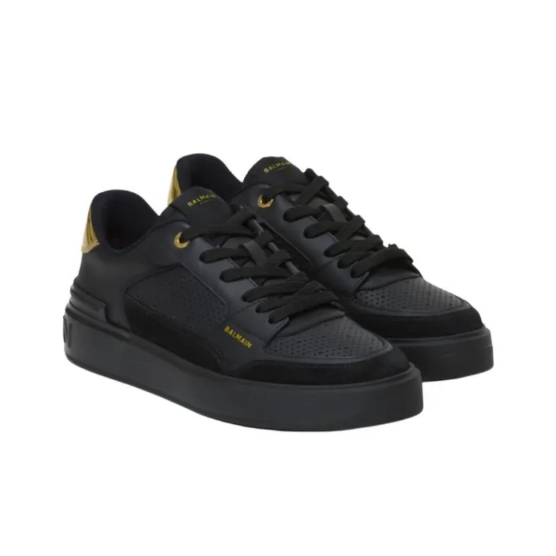 BALMAIN B Court Flip Lace Up Sneakers Women's-2
