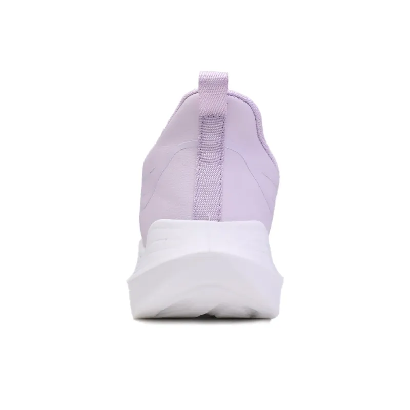 Warrior Cushioned Slip Resistant Rebound Low Top Casual Running Shoes Women's White Purple-4