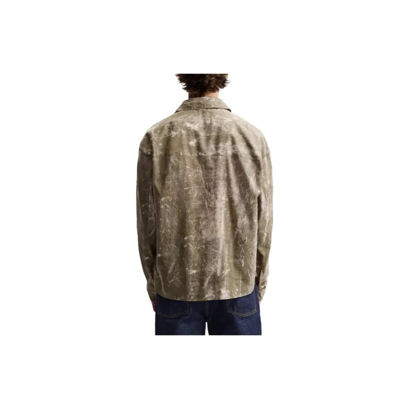 ZARA Shirts Men Khaki-3
