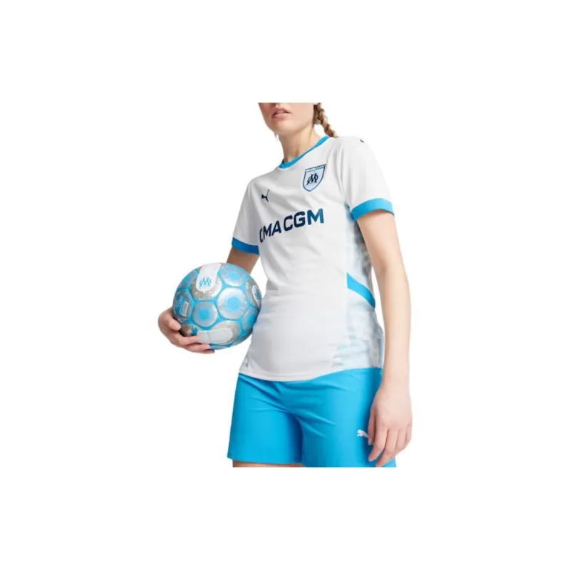 PUMA Olympique De MarseilleDRYCELL Soccer Jerseys Women's White-2
