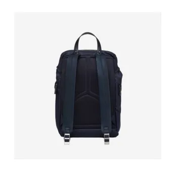 PRADA Recycled Nylon Backpack Men's Marine Blue