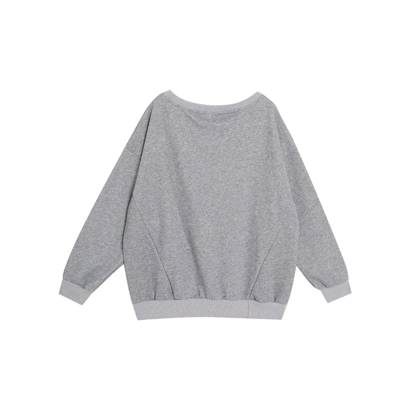 DEDY Sweatshirts Women's Gray-1
