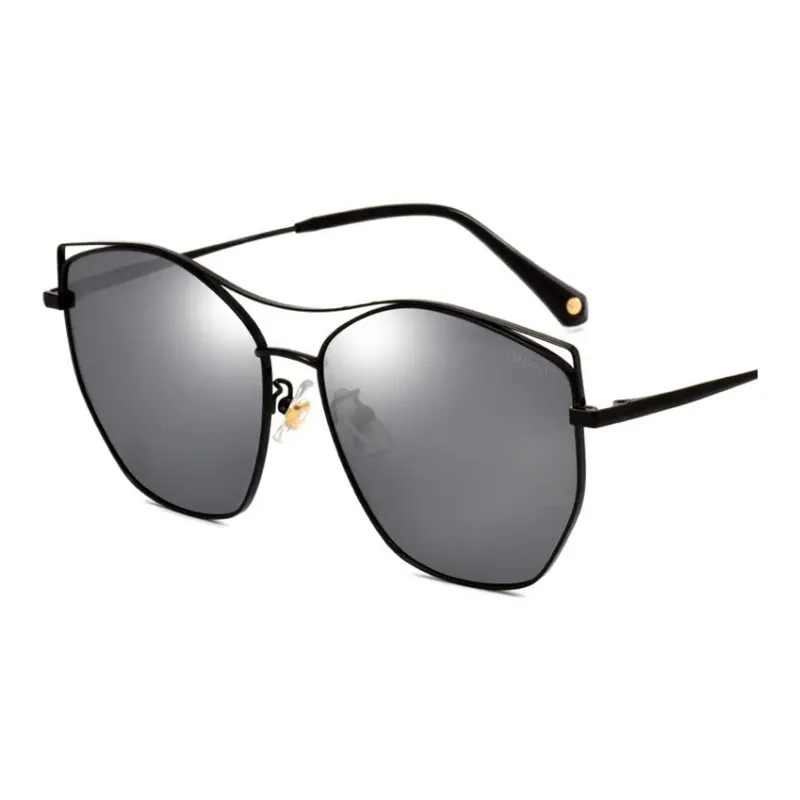 SEROVA Alloy Metal Round Sunglasses Unisex-1