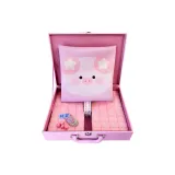 40# Pink+Leather Box+Smooth Sailing Original Cushion