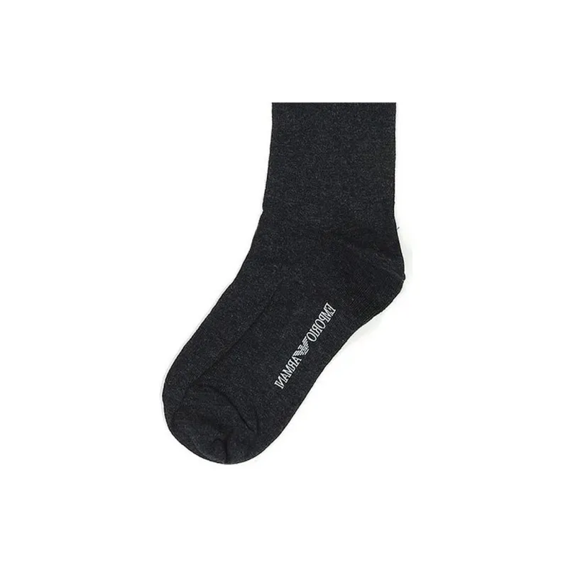 EMPORIO ARMANI Knee High Socks Women's 1 Pack Blue-2