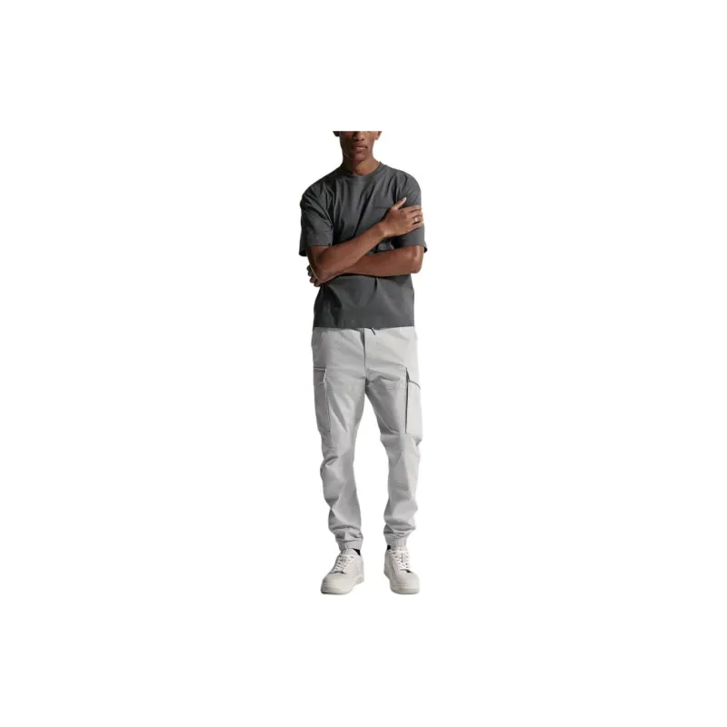 H&M Cargo Pants Men Light Gray-2