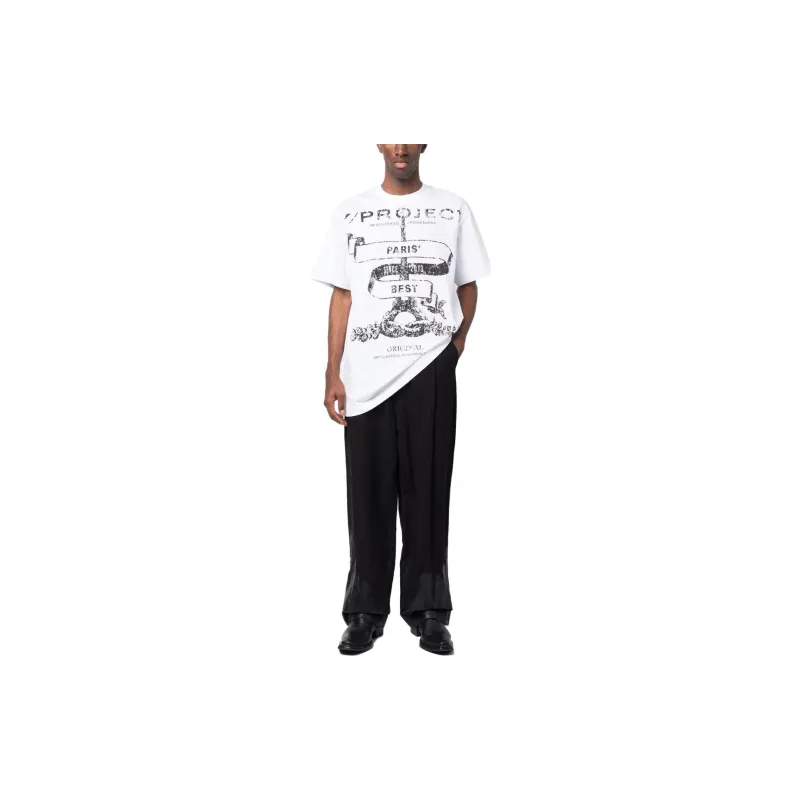 Y/Project T Shirts Men White-1