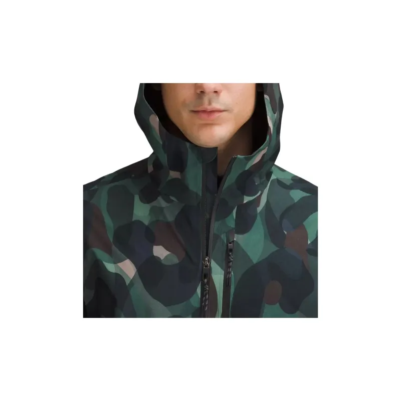 Lululemon Glyde City to Hike Waterproof Jacket Men Wave Cyan-3