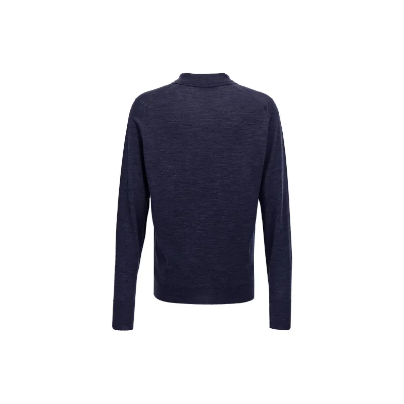 JOHN SMEDLEY Polo Shirt Men's Blue-1