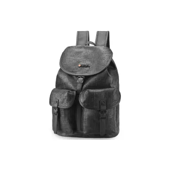 ONRF PVC Backpack Computer Backpack Large Size Men's Black