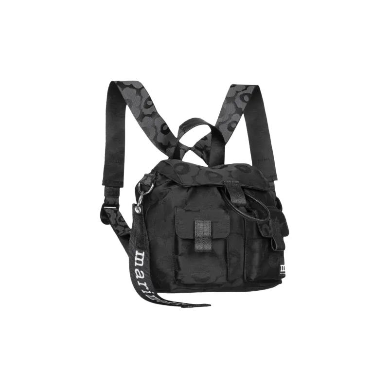 Marimekko Polyester Backpack Mini Women's Black-1