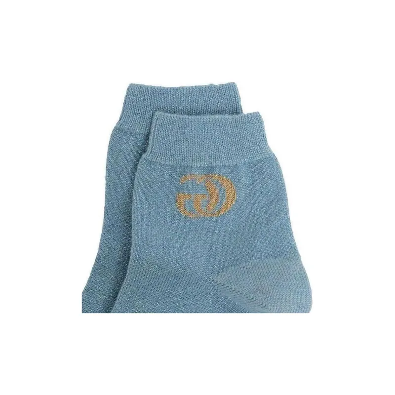 GUCCI Ankle Socks Women's 1 Pack Blue-2