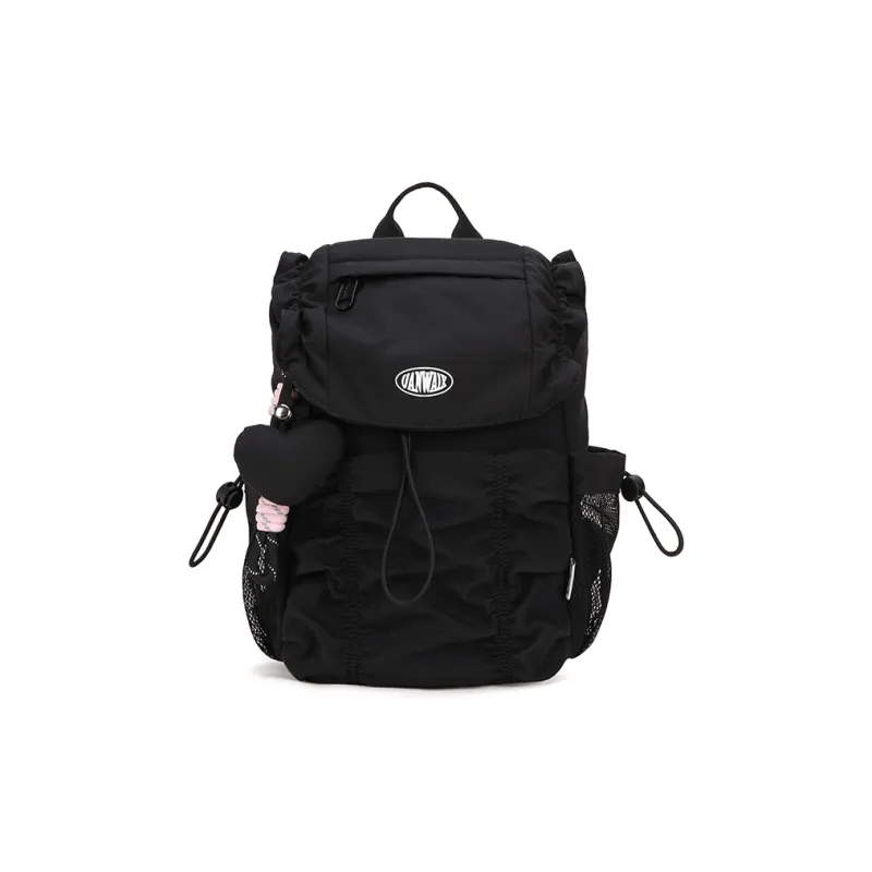 VANWALK Nylon Backpack Tubas Women's Black/White-3