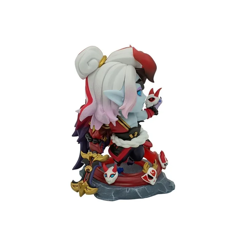 LEAGUE OF LEGENDS Darkspawn Sword Demon Aatrox, The Darkin Blade, Of The Scarlet Moon Chibi Figures-3