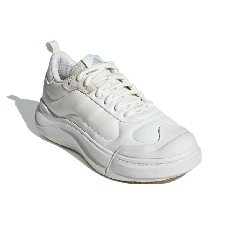 Adidas Anti Slip Wear Resistant Low Top Casual Shoes Unisex White-2