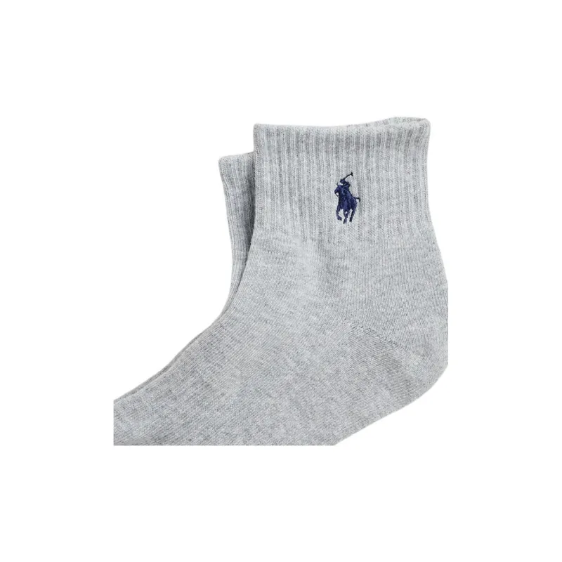 Polo Ralph Lauren SS24 Mid Calf Socks Men's 1 Pack Gray-1