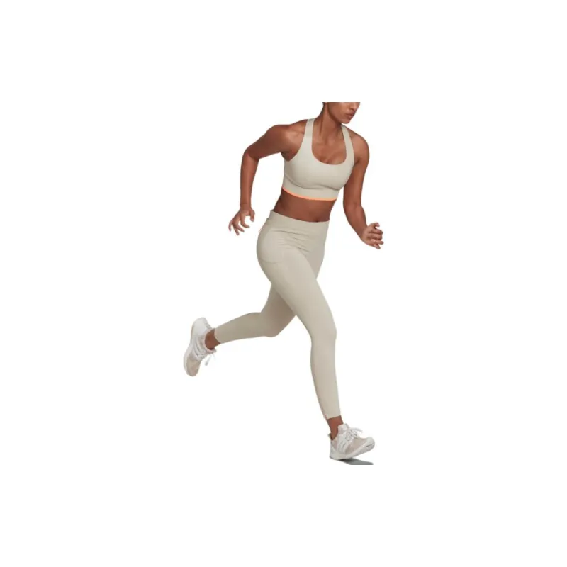 Adidas Running Medium-Support Seamless Merino Wool Bra Bra Women's White-4