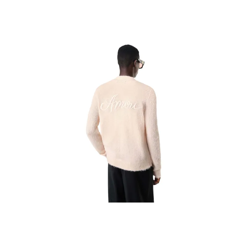 AMIRI Logo Embroidered Button Up Cardigan-2