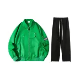 Set (Top in Green, Pants in Black)