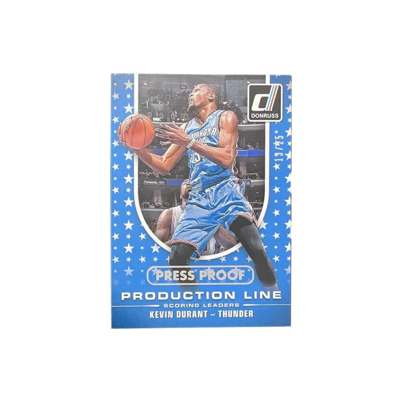 PANINI 2014 15 Durex Thunder Kevin KD Teca 13/25 Press Proof Teca Player Card Product Access Sports Cards 1 Pc-0