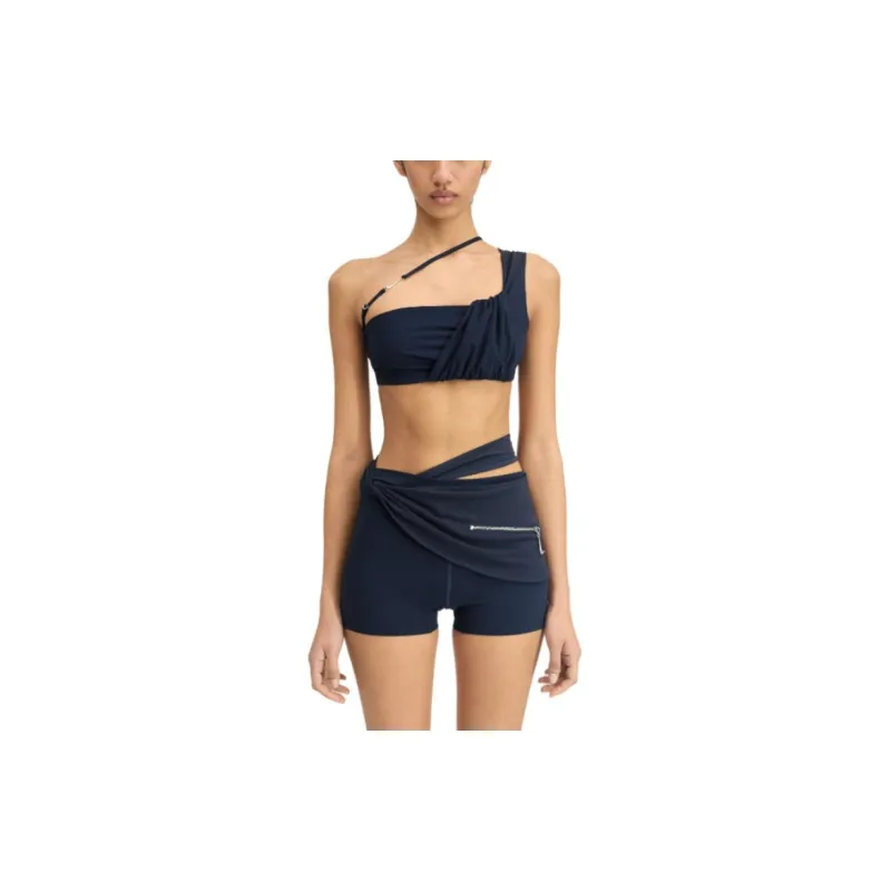 Nike X Nike La Brassière Drapée Sports Bra Dark Obsidian-1