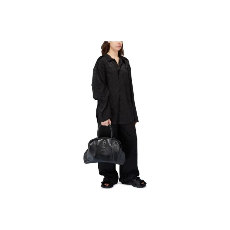 Balenciaga Pajama Pants Women's Black-3