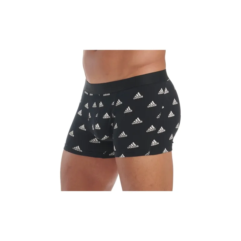 Adidas Quick-Drying Breathable Comfortable Anti-Friction Men's 3 Pack Black/Red/All Over Print Logo & Black Belt-6
