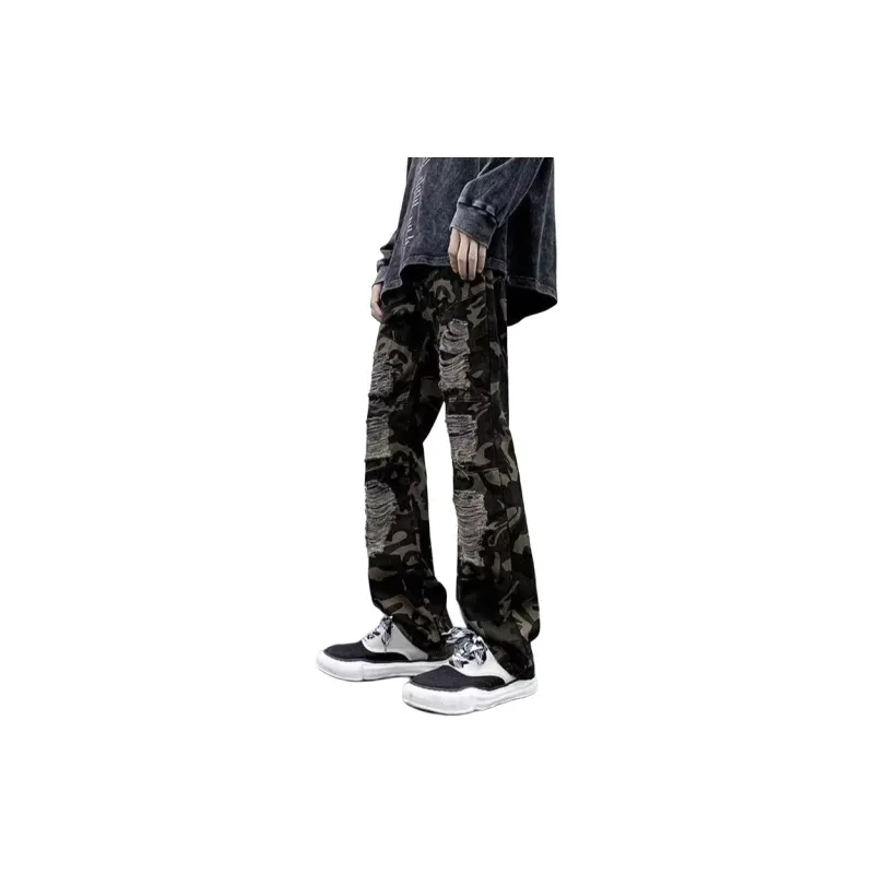 MGXEK Jeans Unisex Camouflage-1