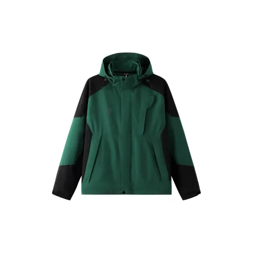 Skechers Yazhuan Series Windbreaker Jackets Unisex Rainforest Green