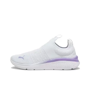 PUMA Softride Pro Slip Resistant And Breathable Low Top Running Shoes Women's White Purple